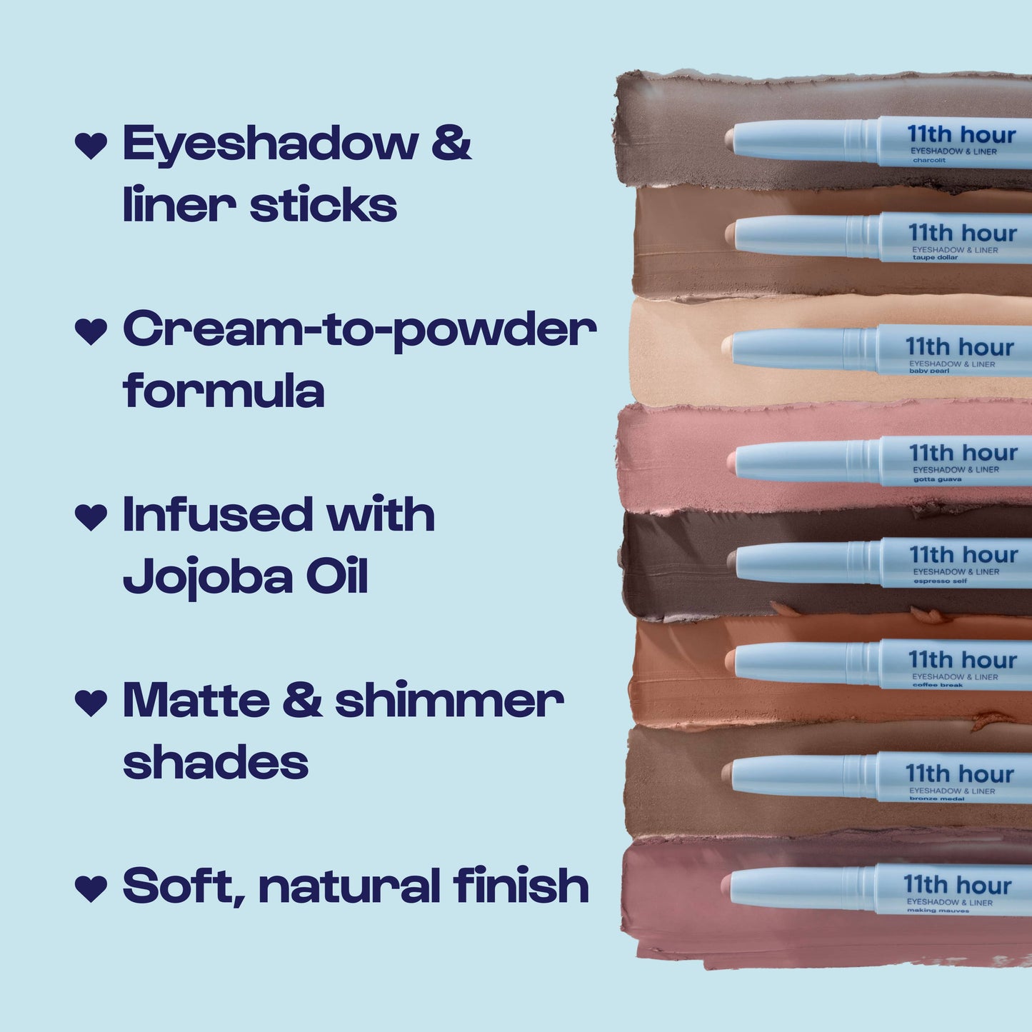 11th Hour Cream Eyeshadow & Liner Stick (Baby Pearl)